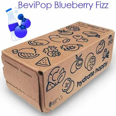 BeviPop Blueberry Fizz Bag-In-Box 1 Gallon