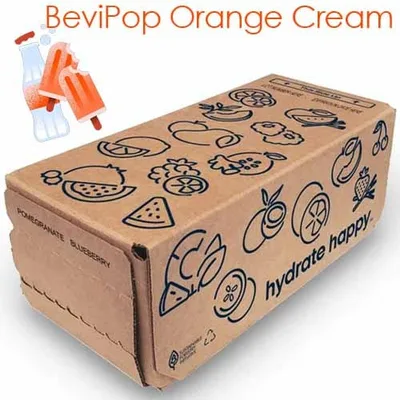 BeviPop Orange Cream Bag-In-Box 1 Gallon
