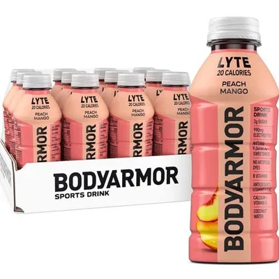 Body Armor Sports Drink Peach Mango Lyte 12/16oz